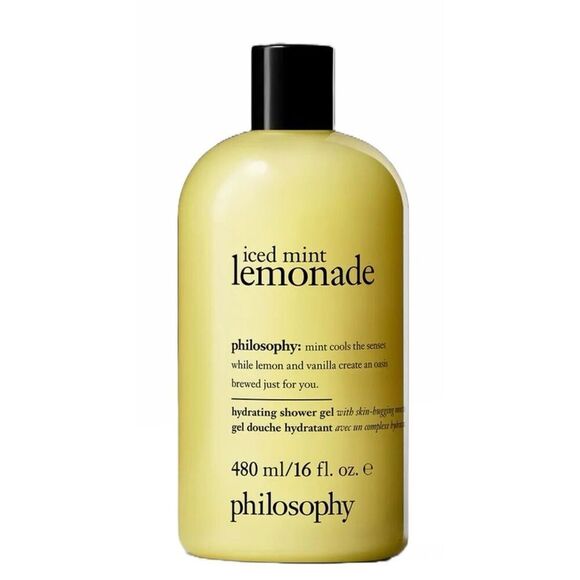 Philosophy Iced Mint Lemonade Shower Gel 16oz Body Care Self SPA Aromatherapy - Picture 3 of 3